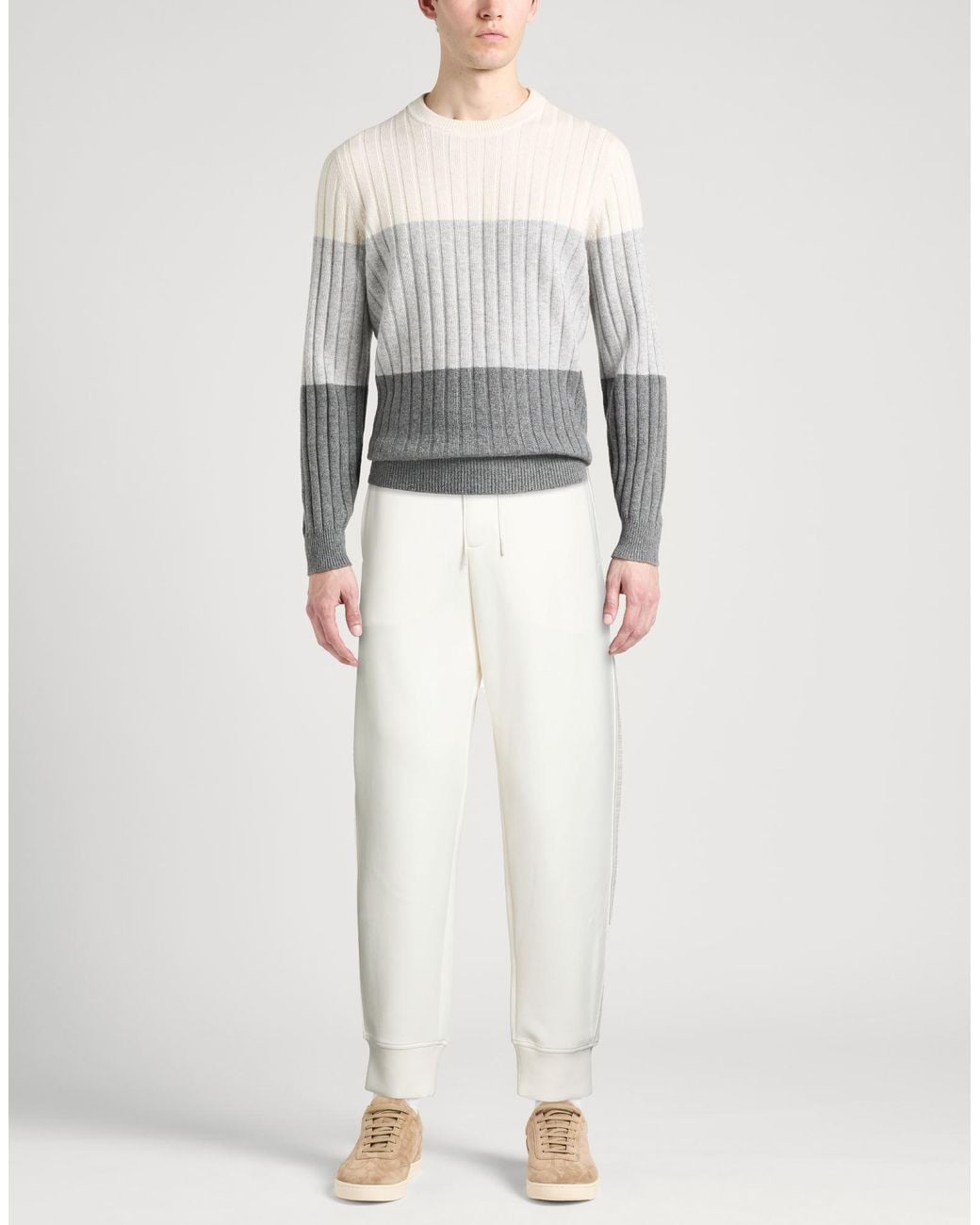 Emporio Armani White Pants for men