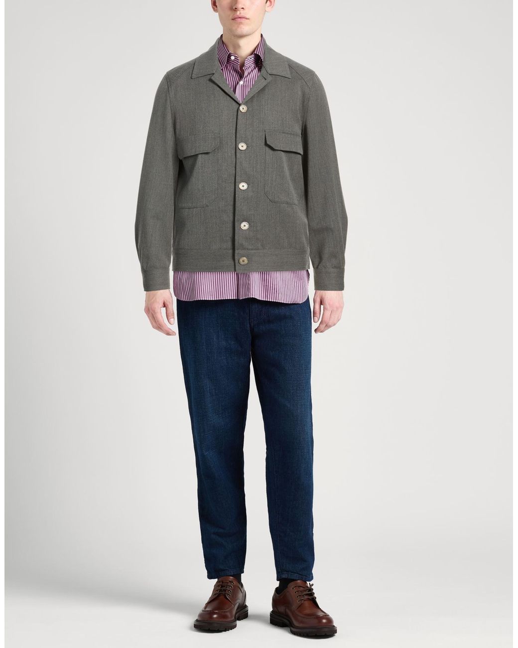 Santaniello Gray Jacket for men