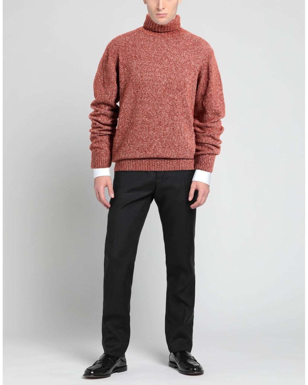 Heritage Rollkragenpullover in Red für Herren