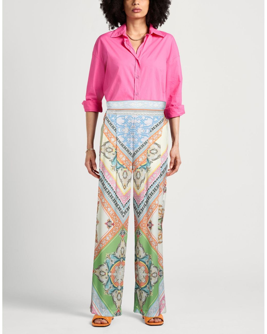 Mary Katrantzou White Trouser