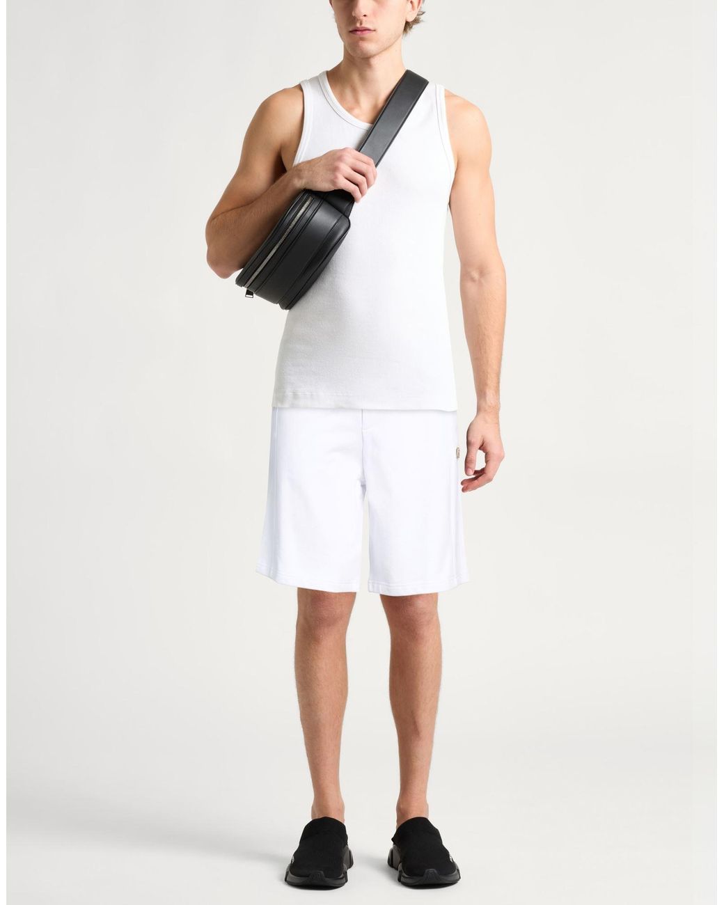 Versace Jeans Couture White Shorts & Bermuda Shorts for men