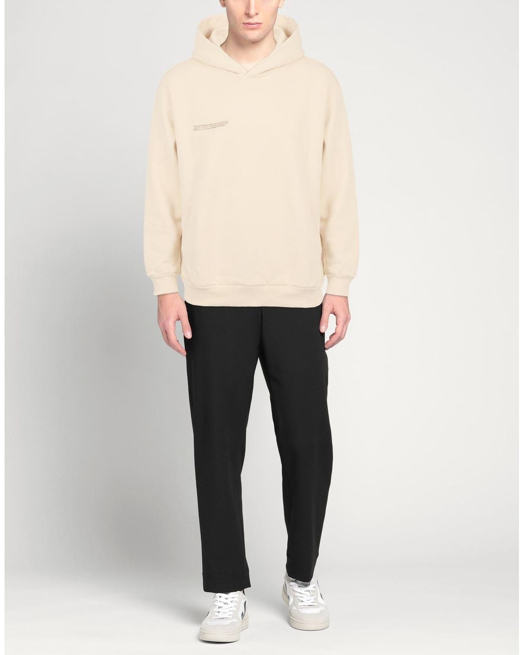 PANGAIA Natural Ivory Sweatshirt Organic Cotton, Recycled Cotton for men