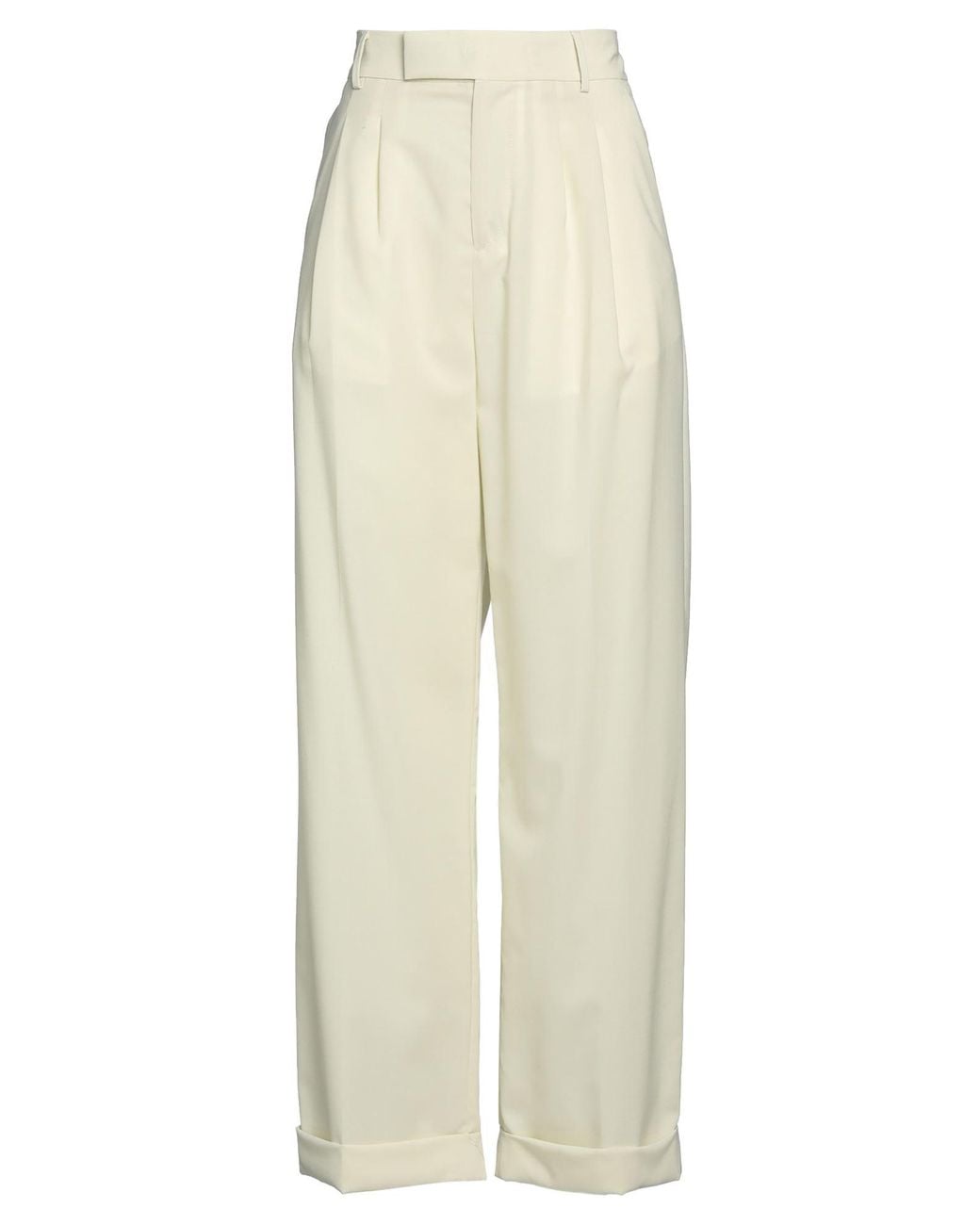 Briglia 1949 White Pants Wool, Polyester, Elastane