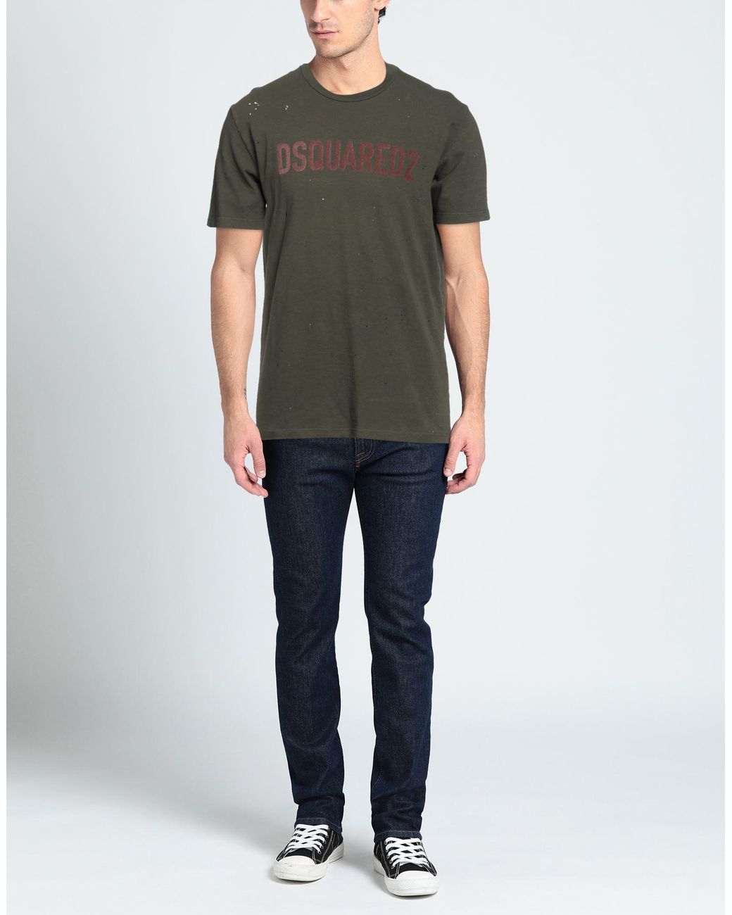 DSquared² T-shirts in Green für Herren