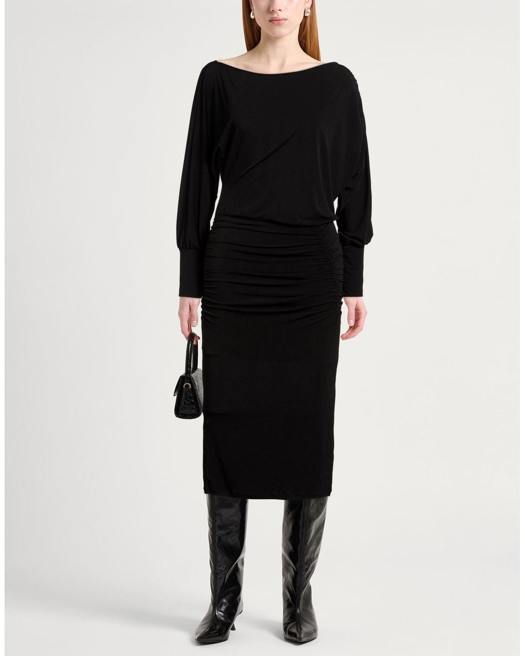 Dixie Black Midi Dresses