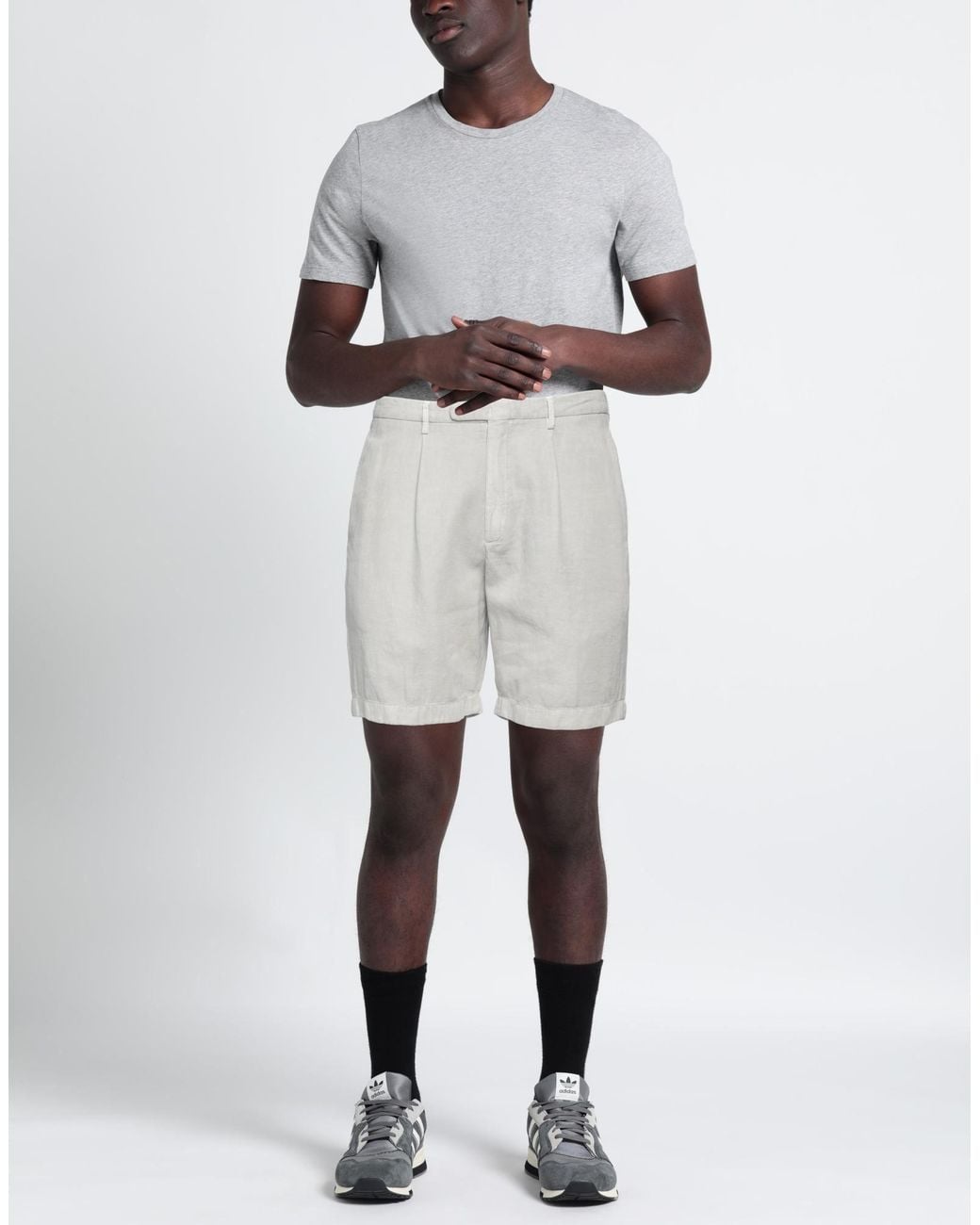 Boglioli Gray Shorts & Bermuda Shorts for men