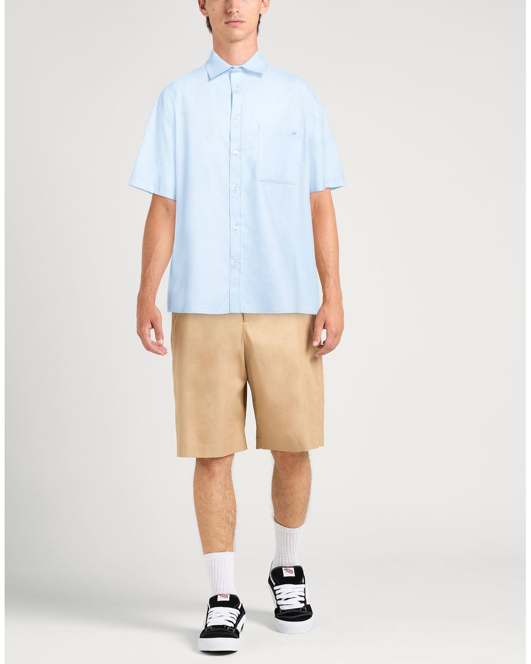 DARKPARK Blue Shirt Cotton for men