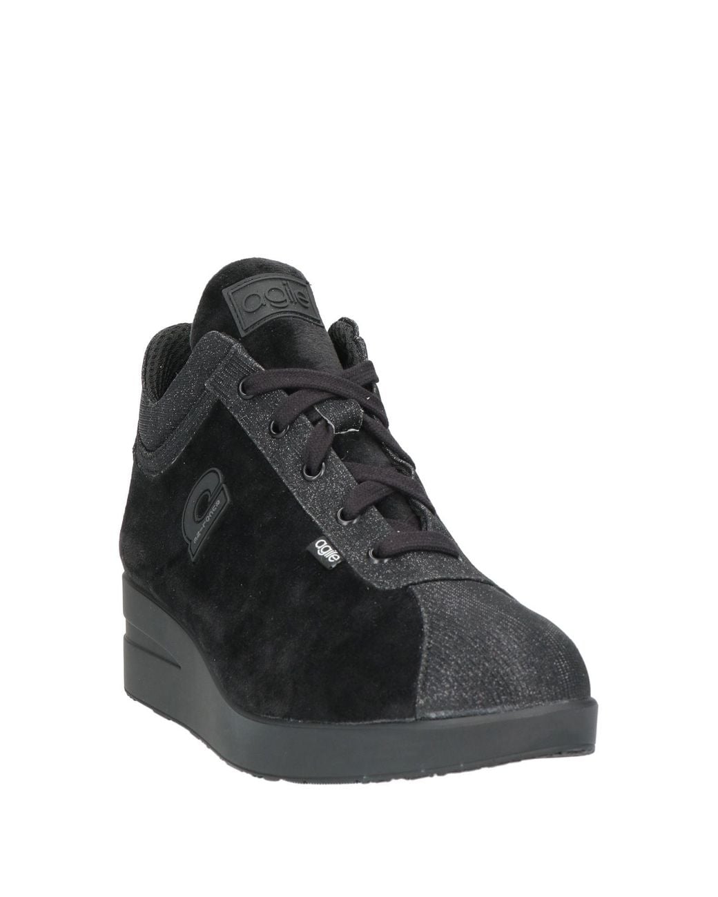 AGILE by RUCOLINE Black Sneakers Textile Fibers