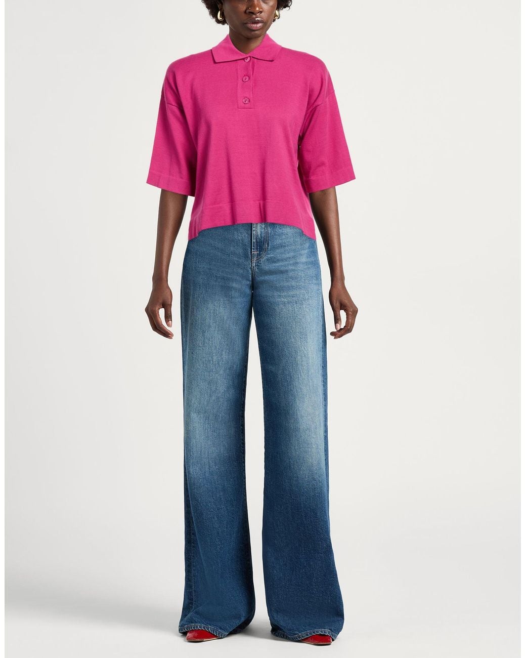 Alpha Studio Pink Polo Shirt