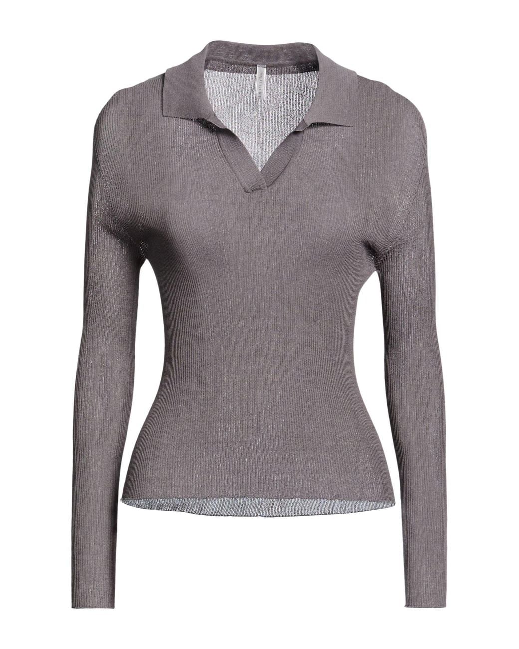 Daniele Fiesoli Gray Polo Shirt