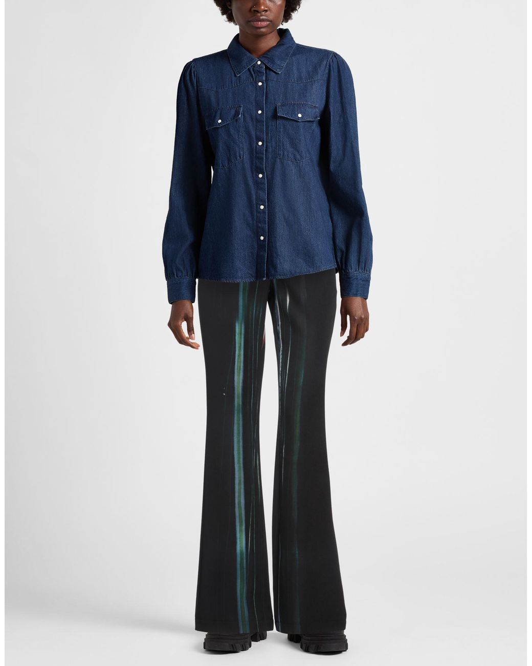 Dixie Black Pants Polyester, Elastane