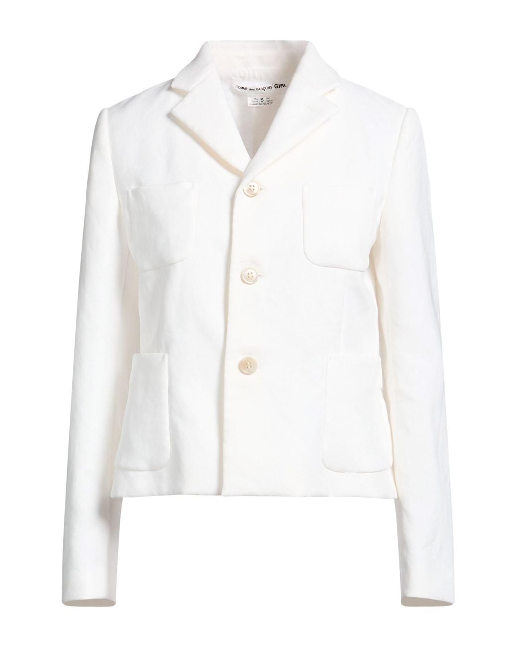 Comme des Garçons White Blazer