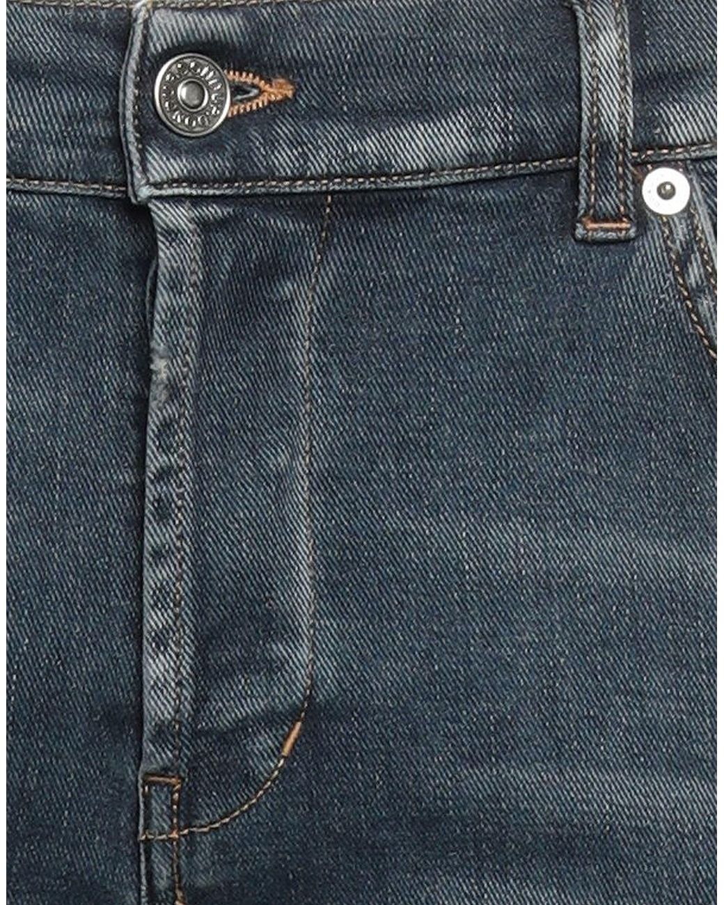 Dondup Blue Jeans Cotton, Elastomultiester, Elastane for men