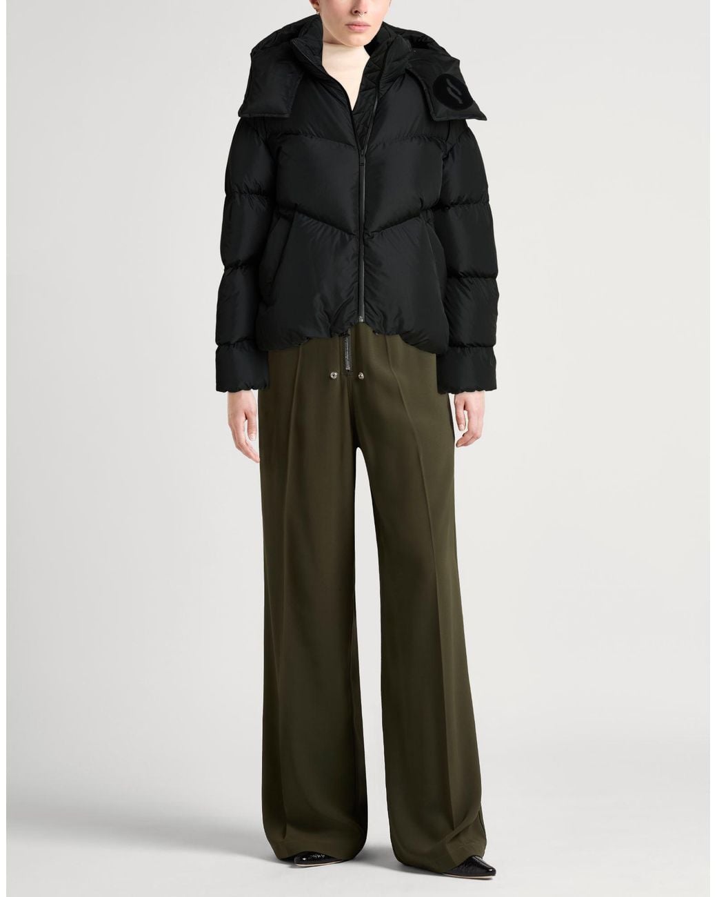 Ssheena Black Puffer Polyester