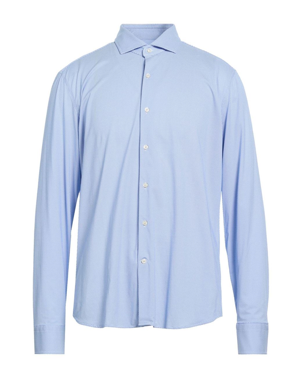 Ghirardelli Blue Next Light Shirt Polyamide, Elastane for men