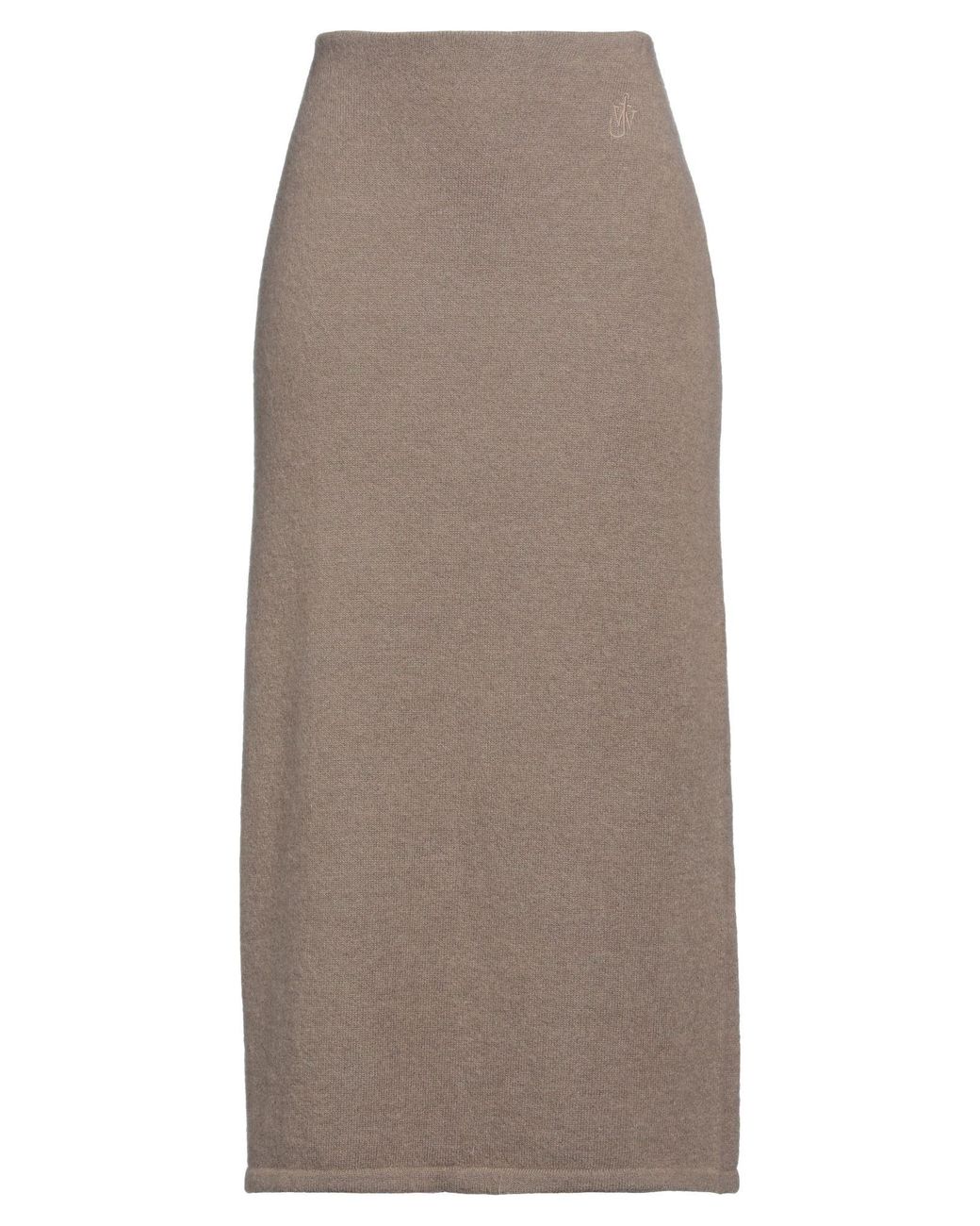 J.W. Anderson Brown Midi Skirt