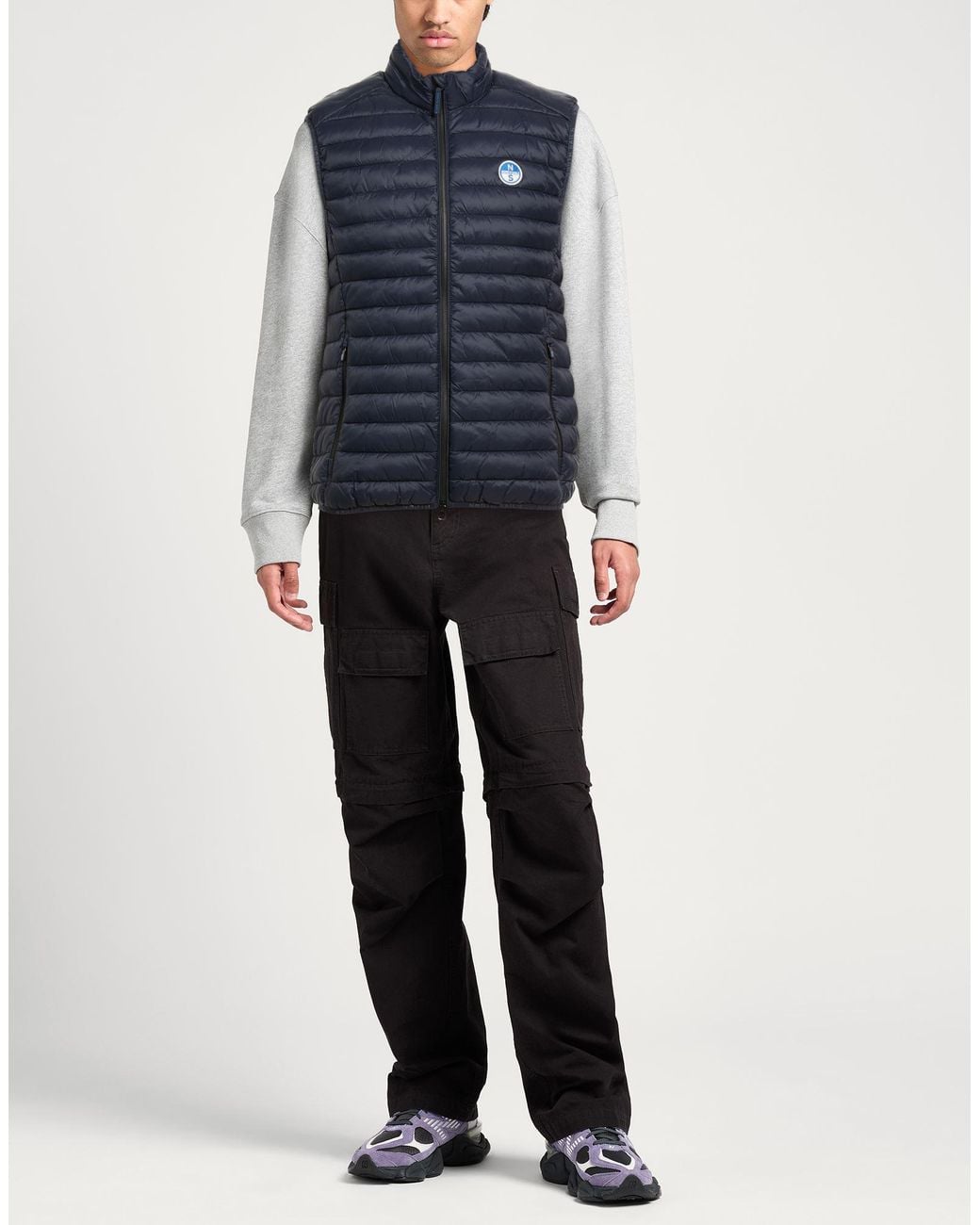 North Sails Blue Vest Polyamide for men