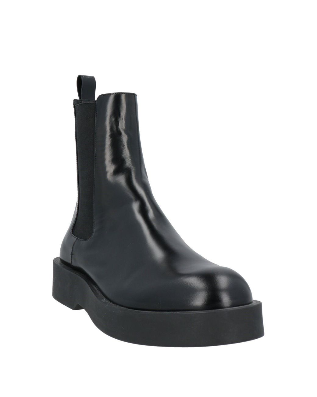 Jil Sander Black Ankle Boots Leather for men