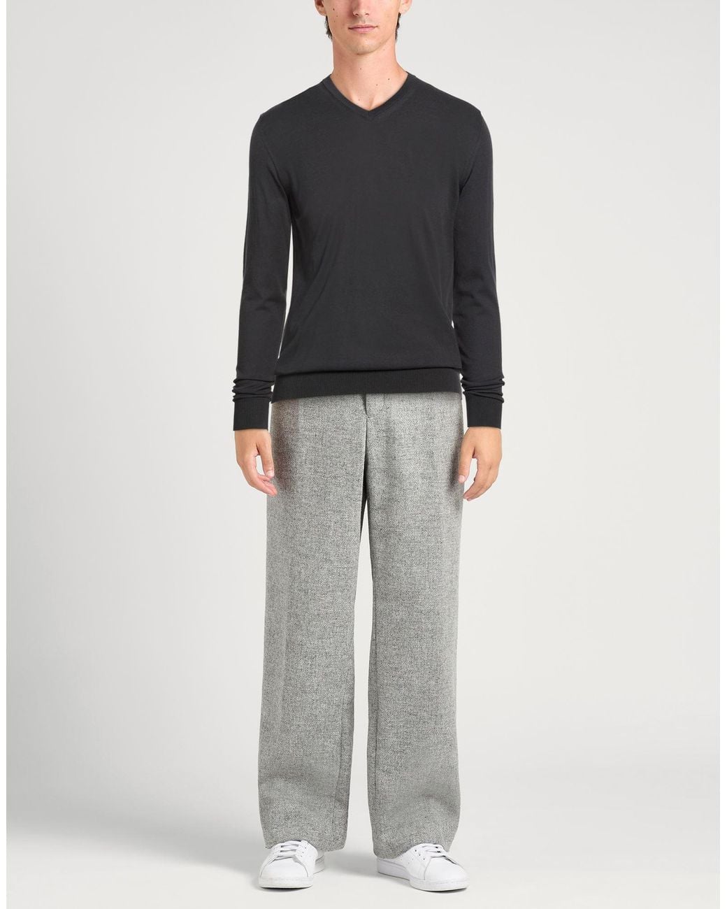 Alpha Studio Black Sweaters for men