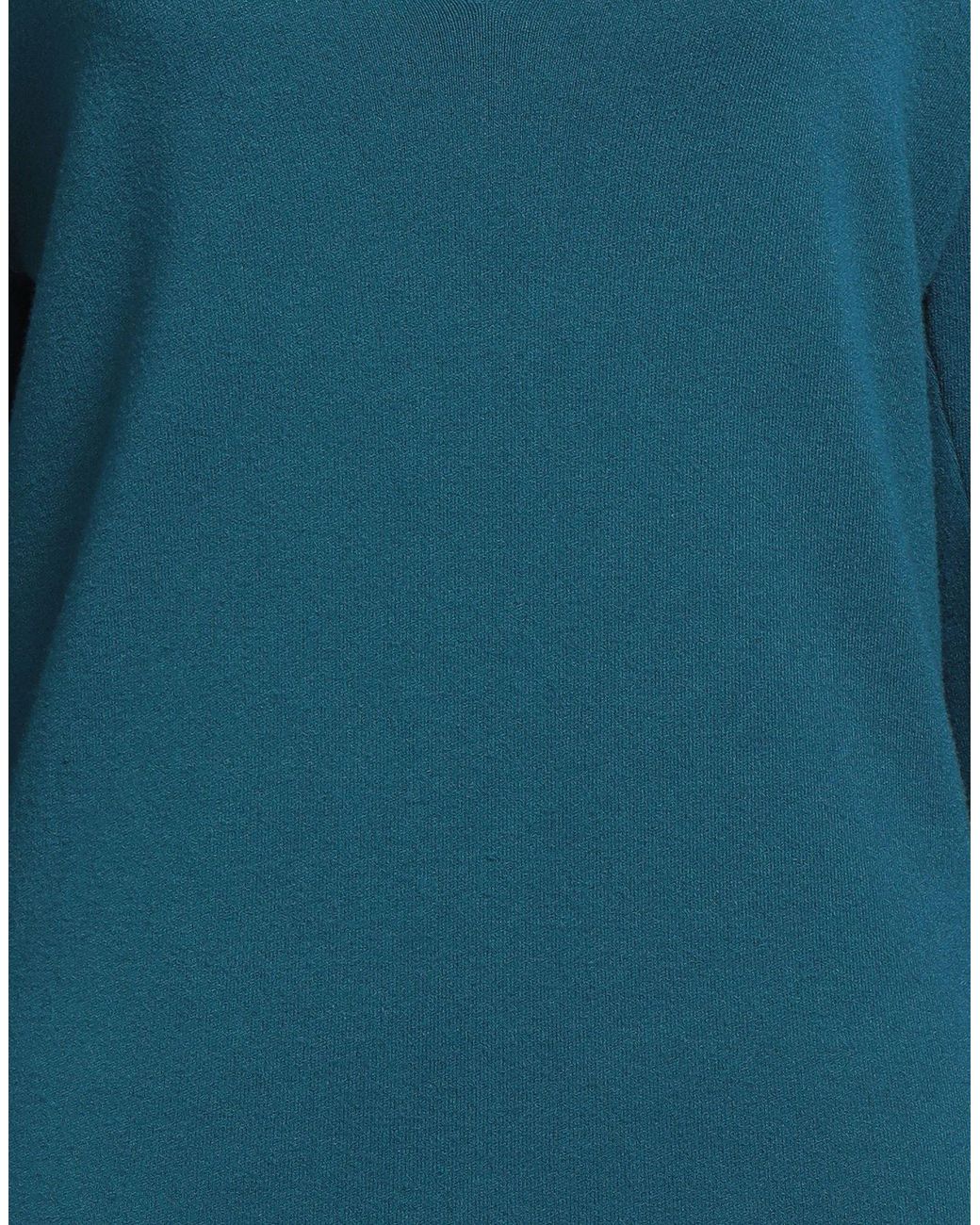 Kaos Blue Deep Mini Dress Viscose, Polyester