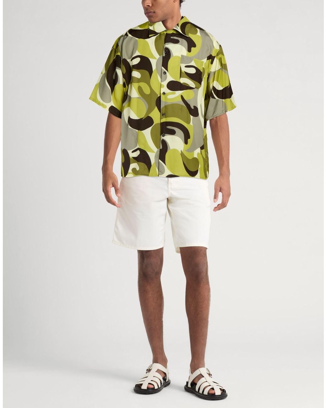 Marni Green Shirt Viscose for men