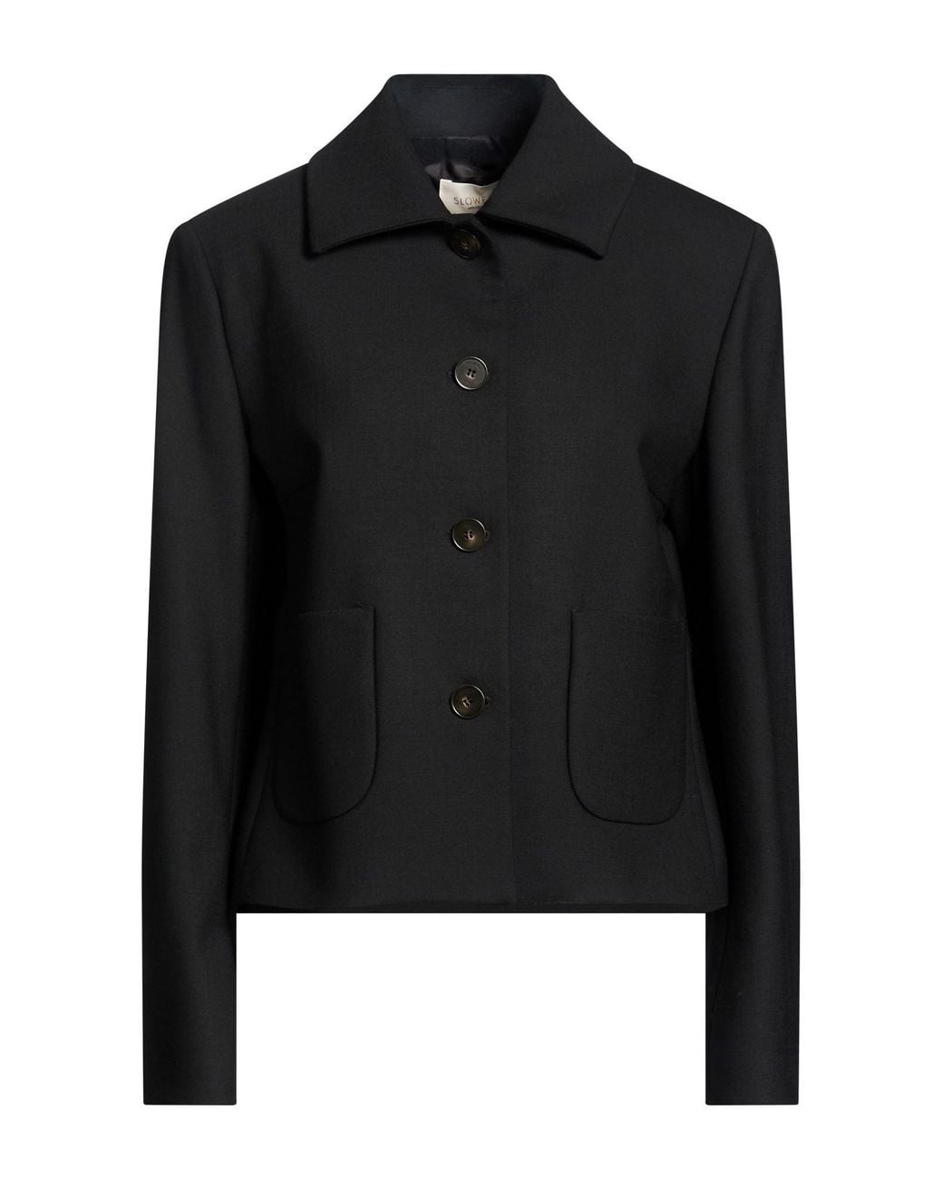Montedoro Black Jacket Virgin Wool, Elastane