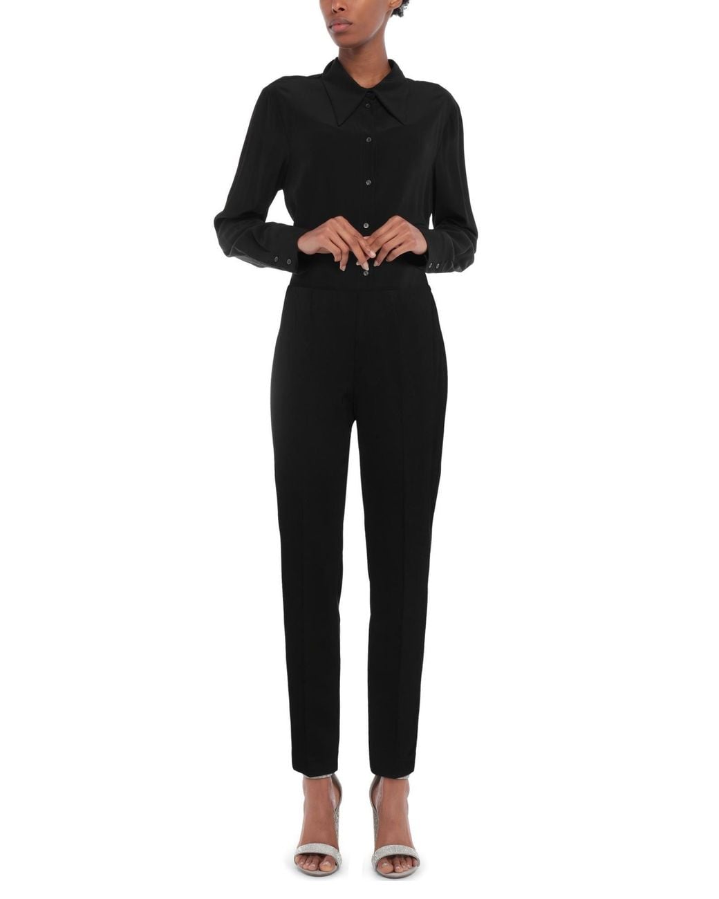 Le Tricot Perugia Black Trouser