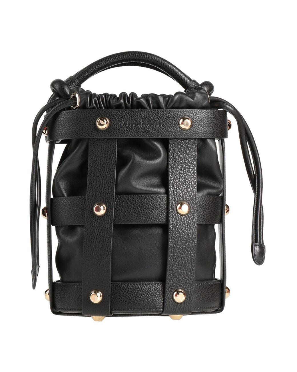 Ferragamo Black Handbag Leather