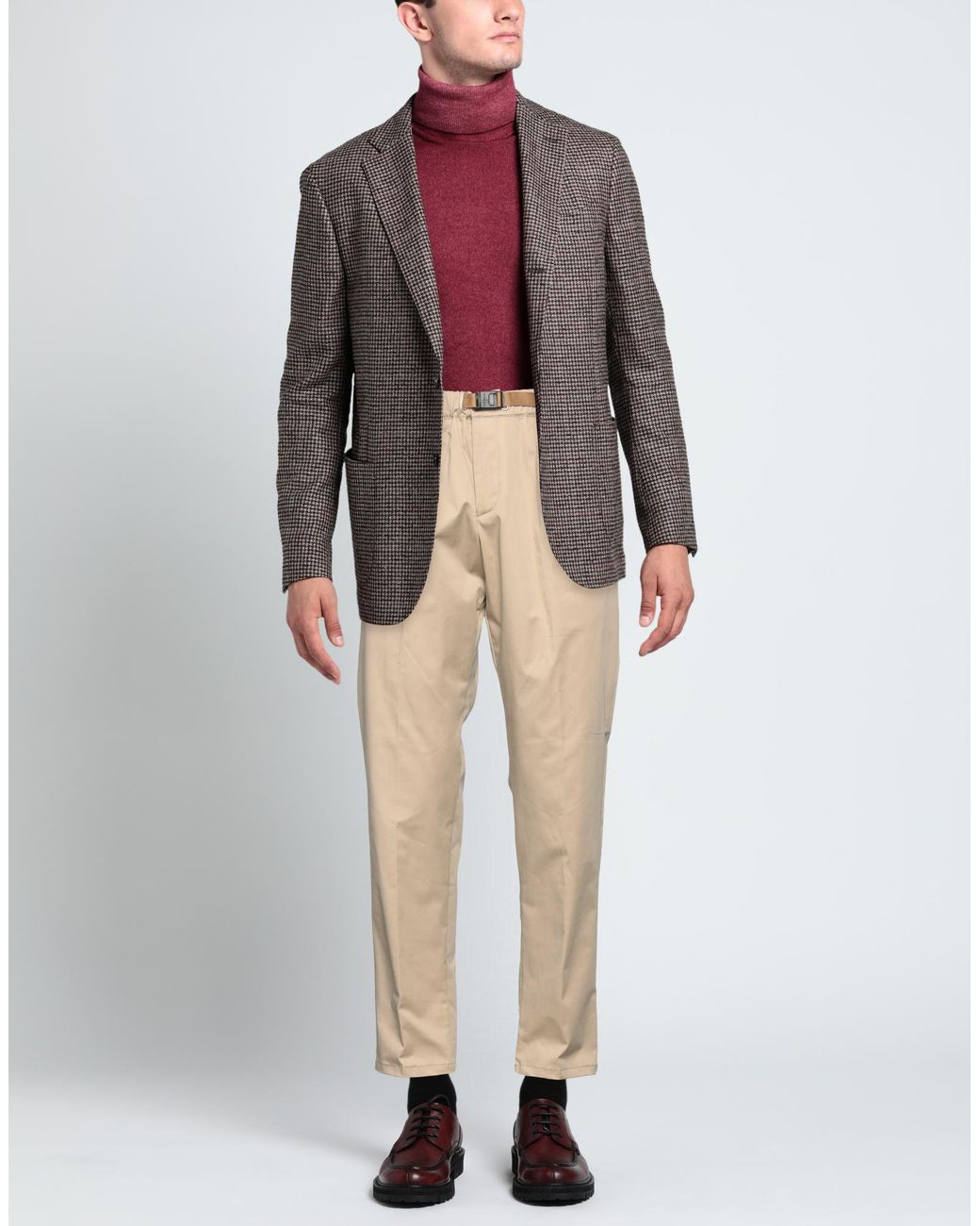 White Sand Natural Pants for men