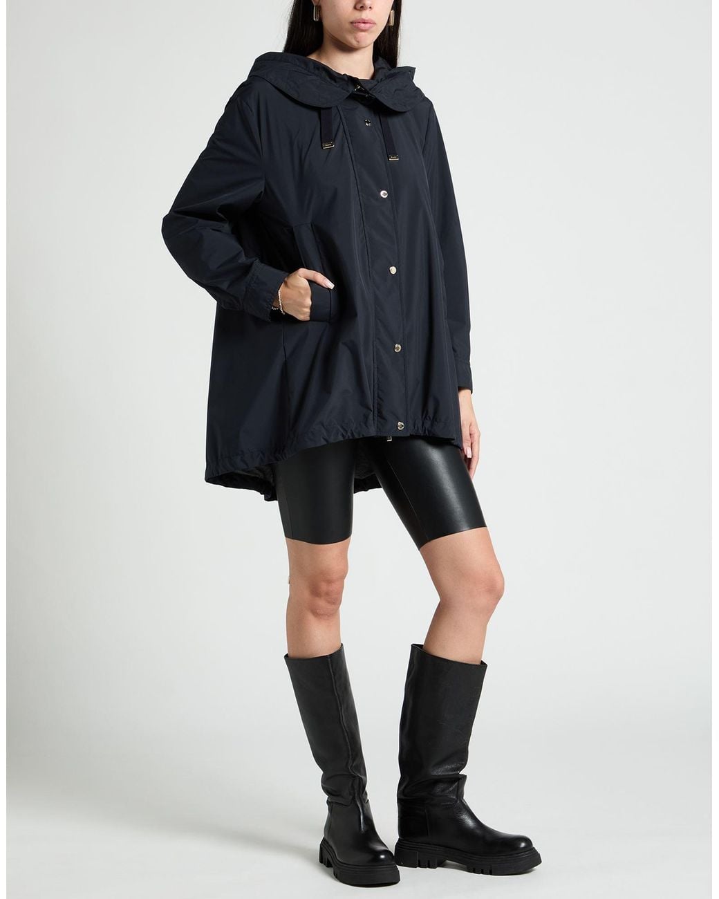 Moorer Blue Overcoat & Trench Coat