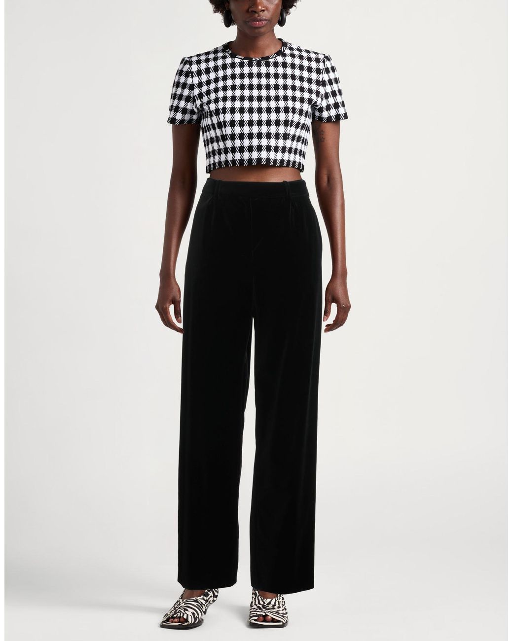 Alexandre Vauthier Black Pants Cotton