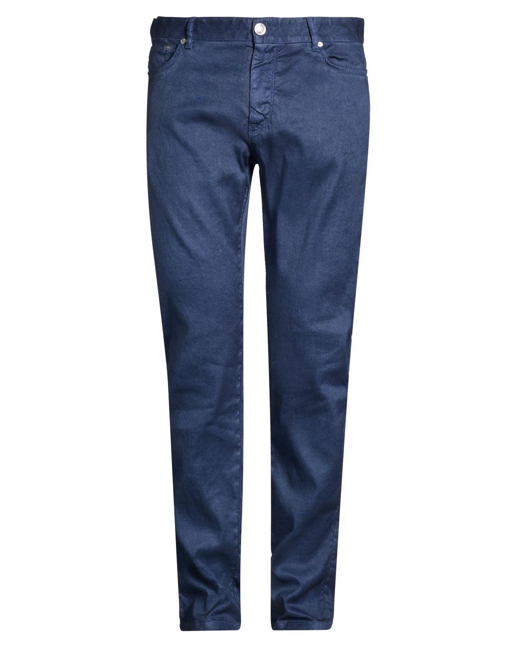 120% Lino Blue Trouser for men