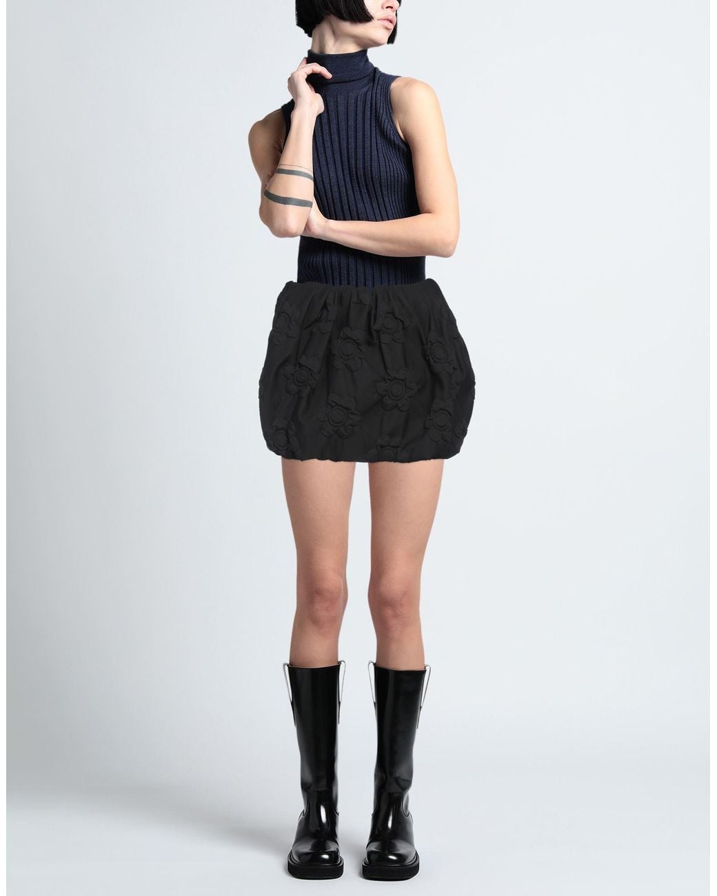 Sportmax Black Mini Skirt