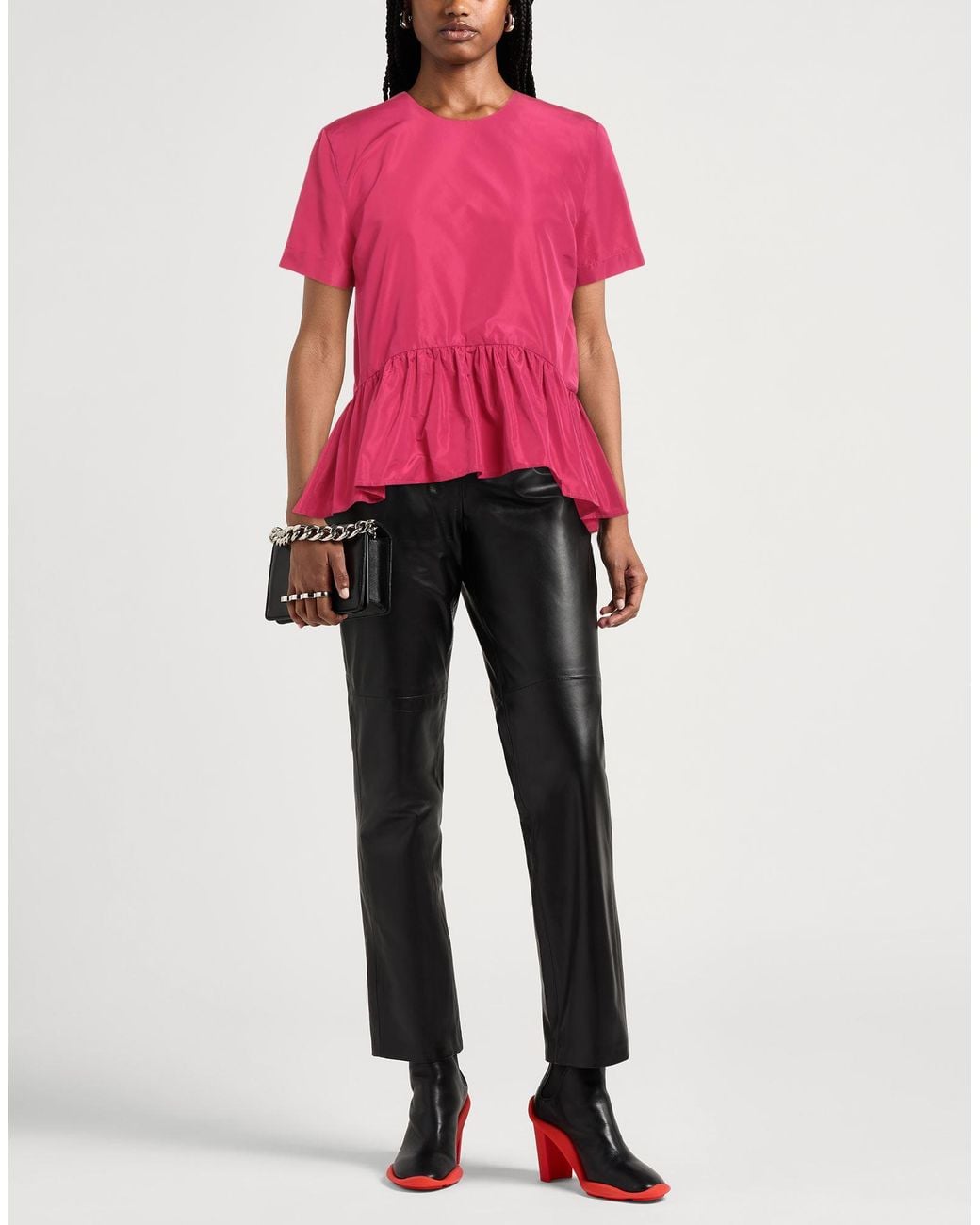 MSGM Pink Top Polyester