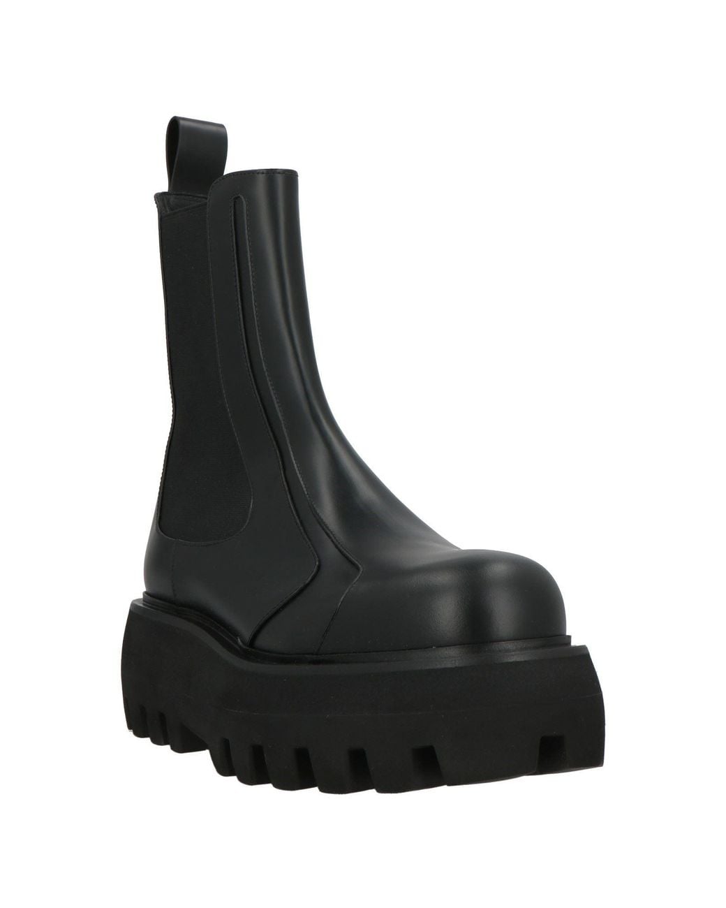 McQueen Black Boot Leather for men