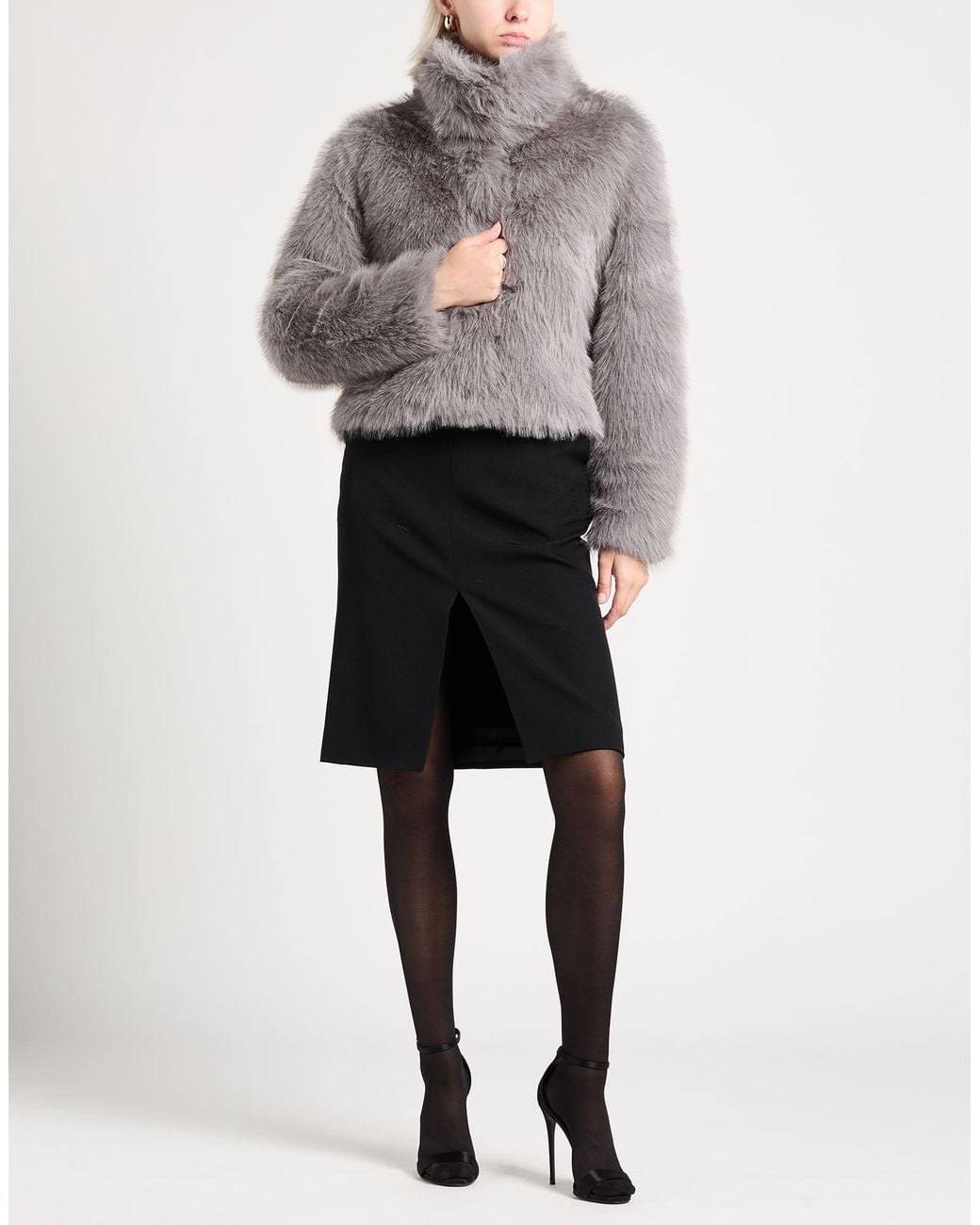 Berna Gray Shearling & Teddy