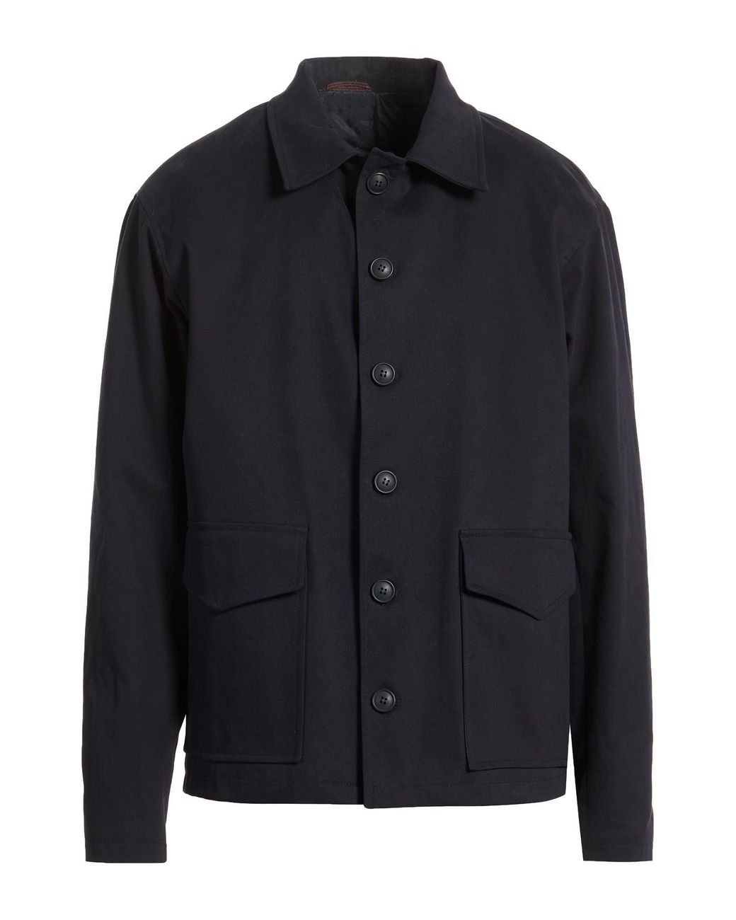 Exte Black Jacket Cotton, Elastane for men