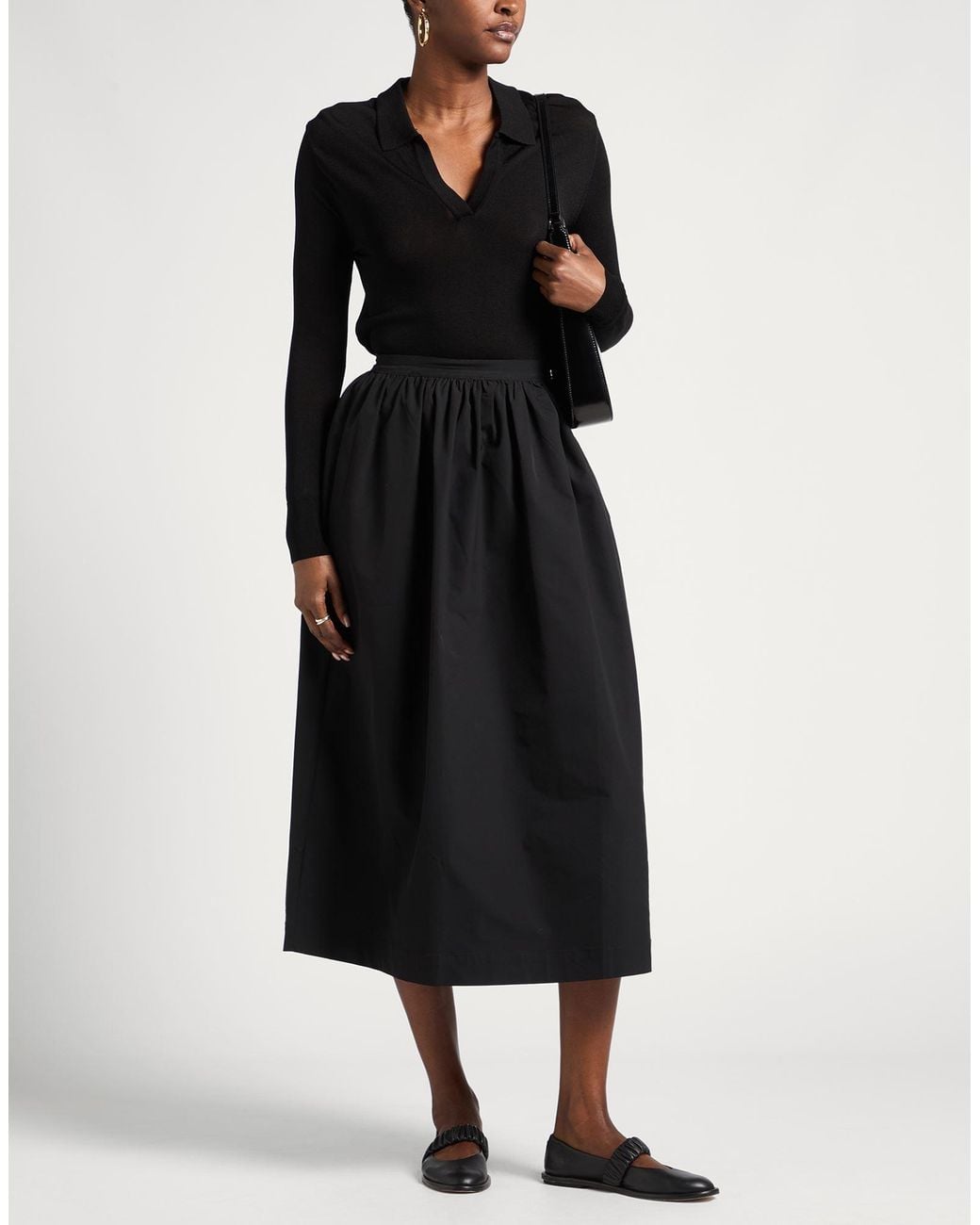 Daniele Fiesoli Black Sweater Viscose, Polyamide