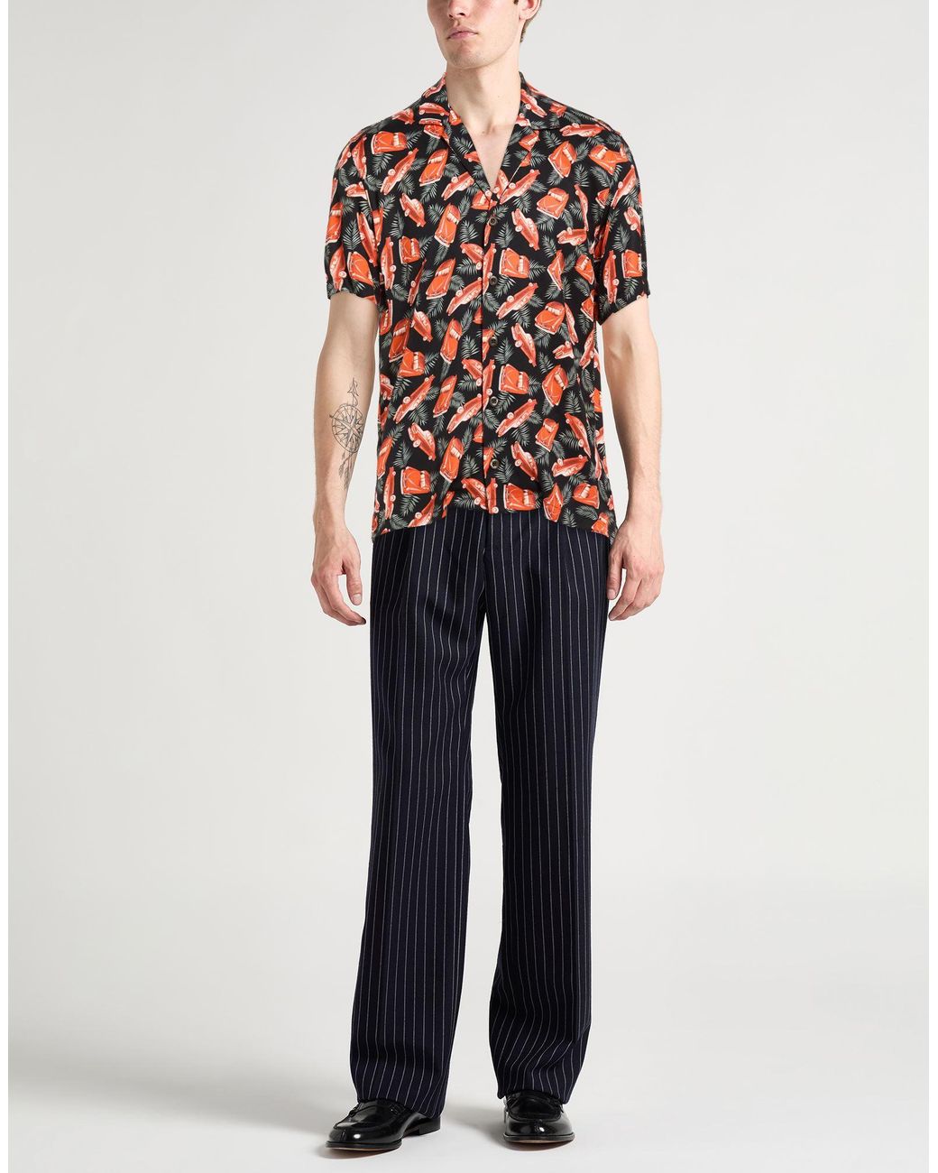 PT Torino Red Shirt Viscose for men