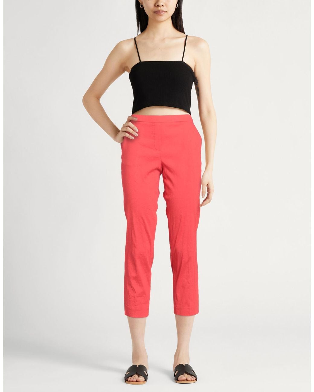 Theory Red Pants