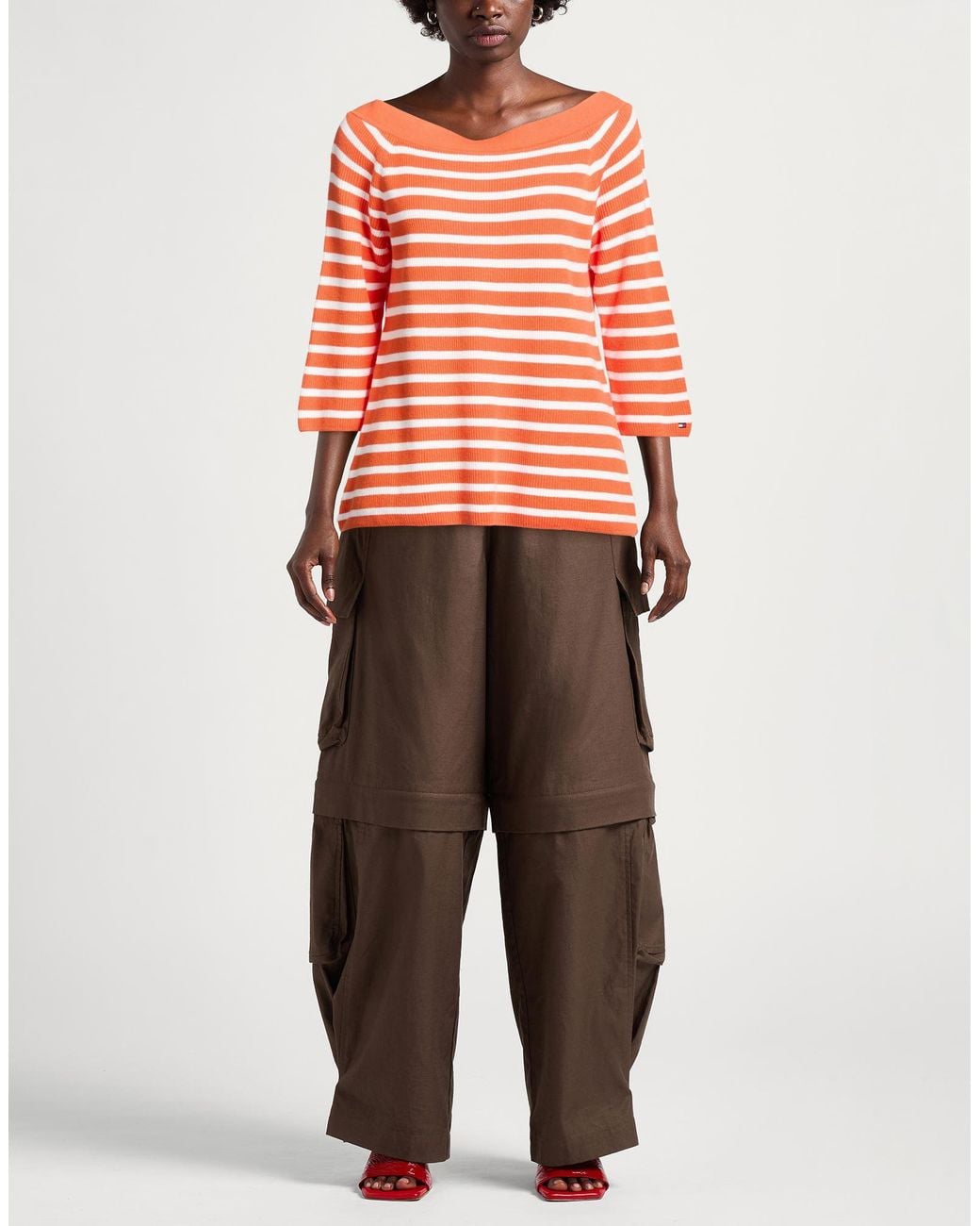 Tommy Hilfiger Orange Sweaters