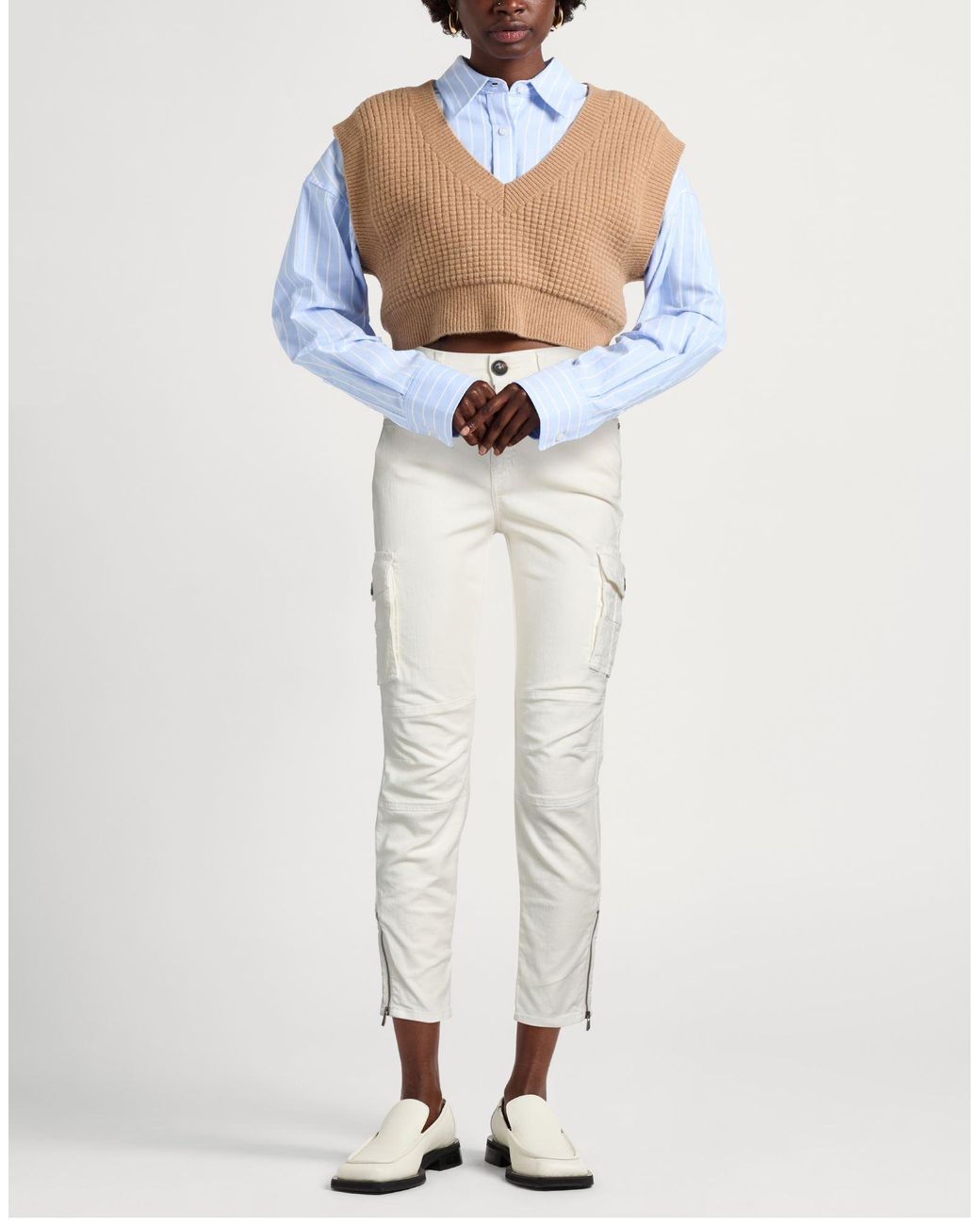 Pinko White Trouser