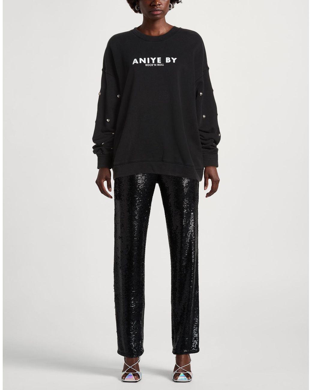 Aniye By Black Sweatshirt Cotton