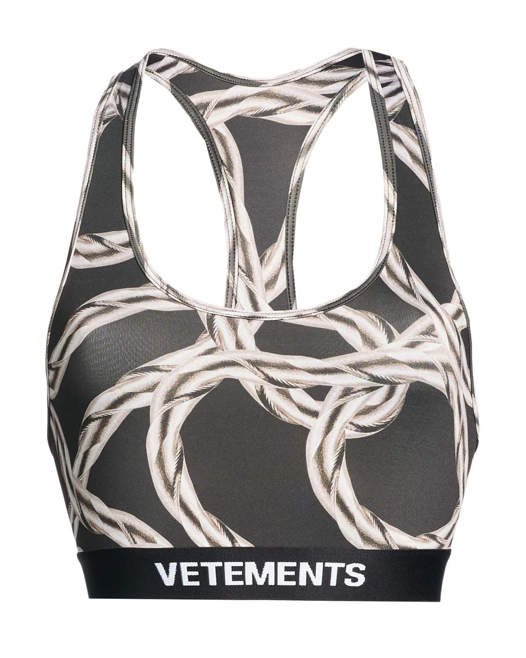 Vetements Black Top Polyamide, Elastane