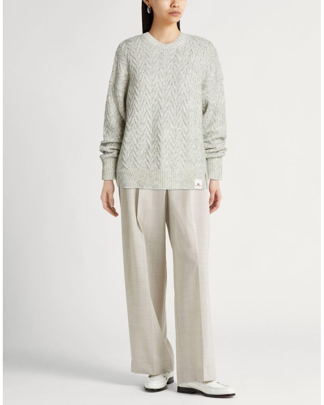 Peuterey Gray Sweater Cotton, Polyamide, Acrylic, Alpaca Wool