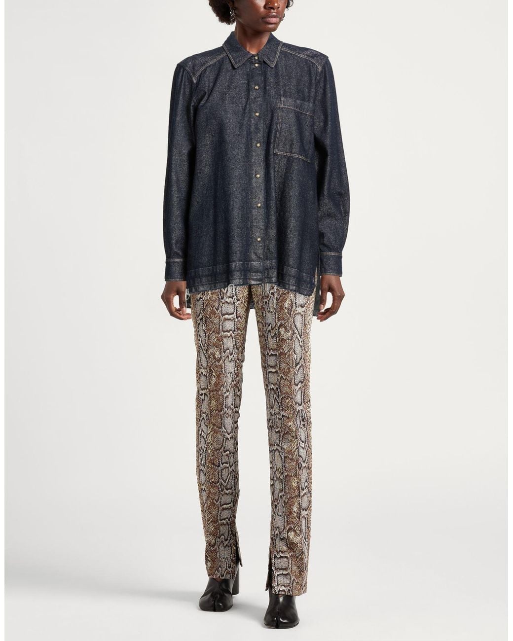 Momoní Blue Denim Shirt Cotton