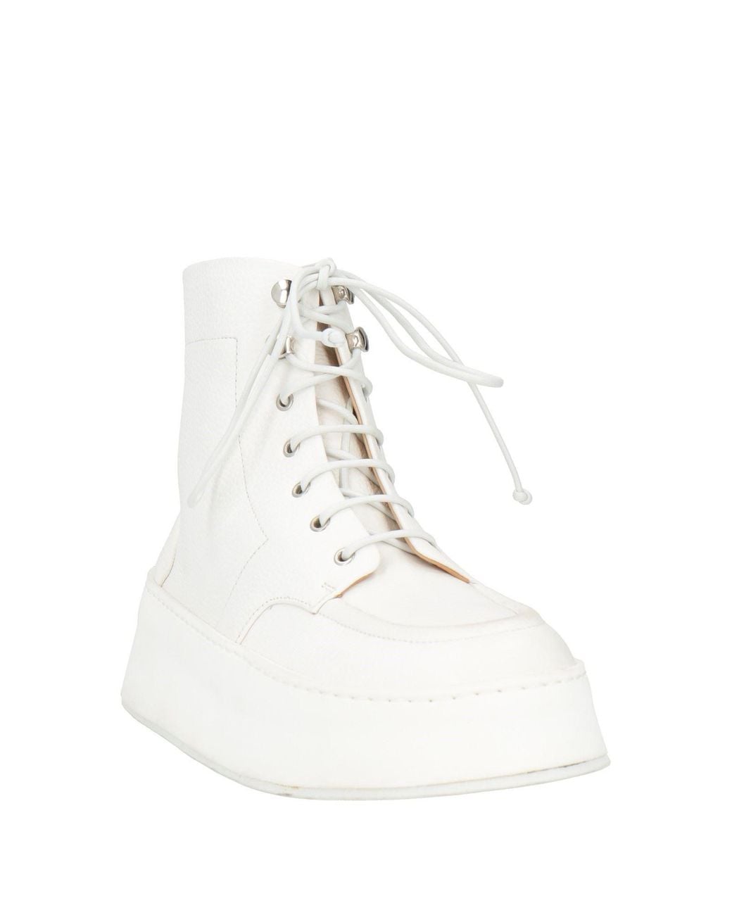 Marsèll White Ankle Boots
