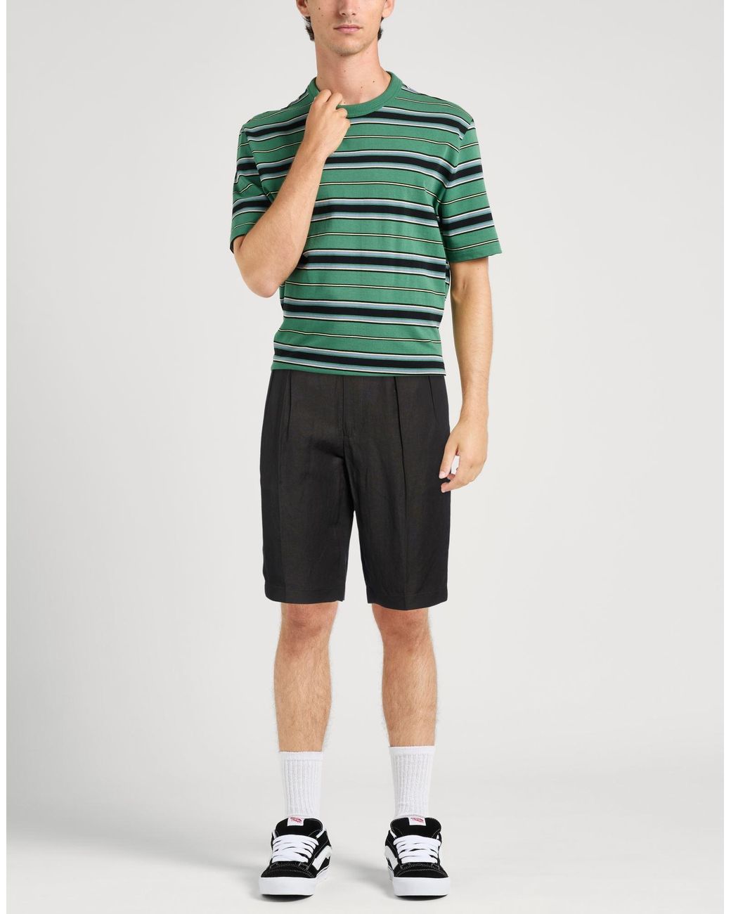 Patrizia Pepe Black Shorts & Bermuda Shorts for men