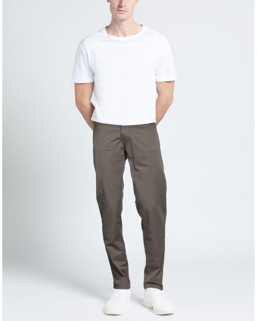Barba Napoli Gray Trouser for men