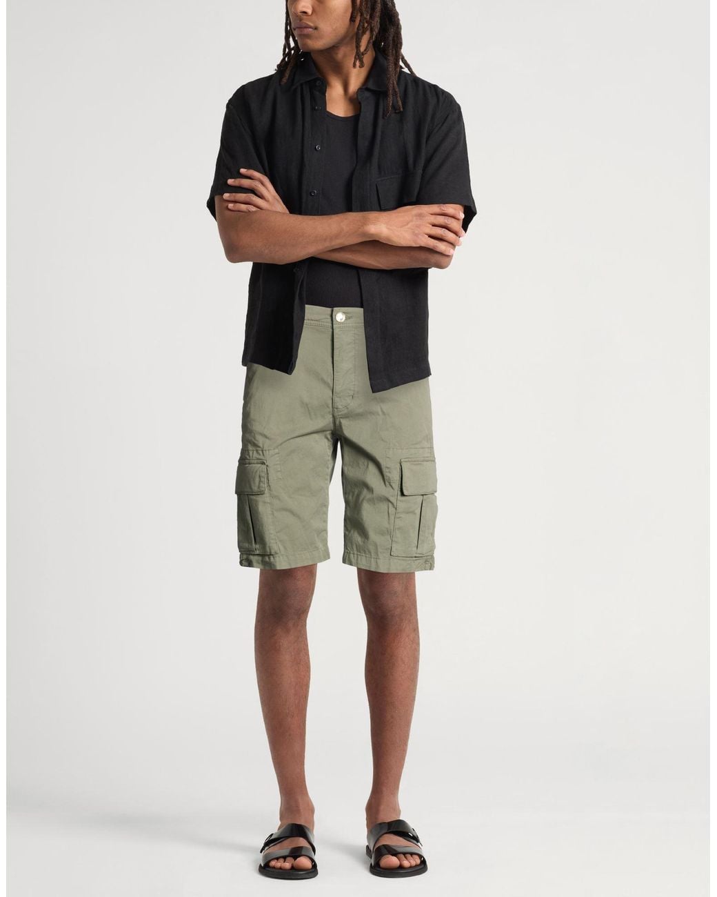Barba Napoli Green Shorts & Bermuda Shorts for men